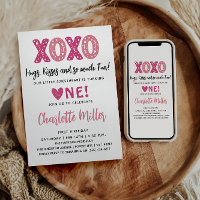 XOXO Câlins et Baisers Saint-Valentin 1er Annivers