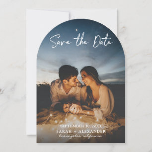 Invitation xPhoto - Écriture manuscrite Vertical Enregistrer 