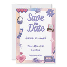 Y2K Pink Purple 2000s Retro Tech Geek Love Mariage