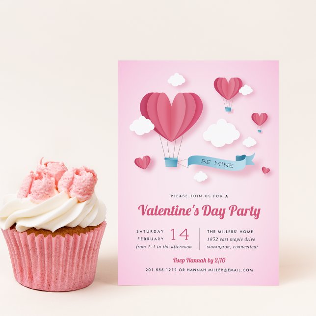 Invitation Y'a de l'amour dans l'air  | Saint Valentin (Créateur téléchargé)