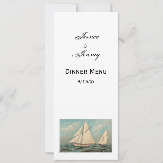 Invitation Yachts Anciens de Navigation de Course #1 (Devant)