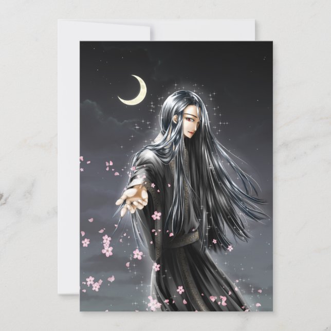 Invitation yeux rouges (Devant)