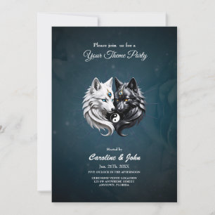 Invitation Yin Yang Wolves.