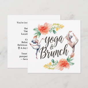 Invitation Yoga et Brunch