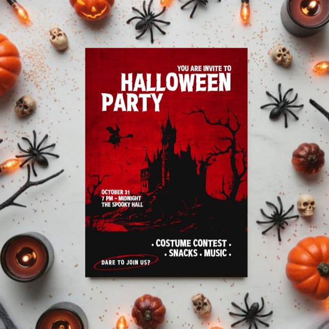 Invitation You are Invite to Halloween Party (Créateur téléchargé)
