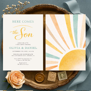 Invitation You are My Sunshine Here Comes the Son