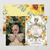 Young Wild & Three Sunflower Woodland