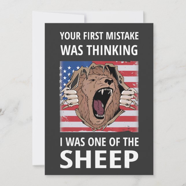 Invitation Your First Mistake Was Thinking I Was One Of The S (Devant)