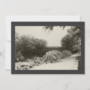 Invitation Zen Winter Snowfall II