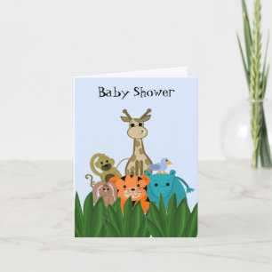 Invitation Zoo Baby shower animal