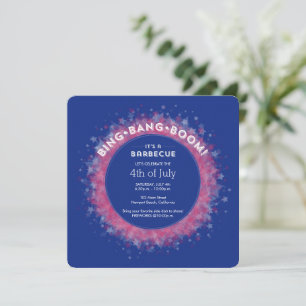 Invitations   4 juillet   BING ・ BANG ・ BOOM