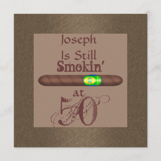 Invitations à Cigar 50e anniversaire