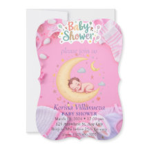 invitations à la douche bébé