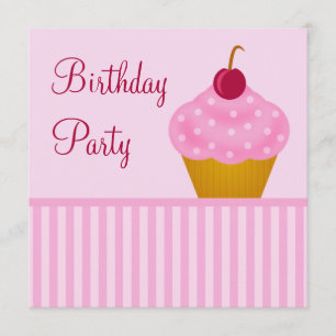 Invitations à la fête d'anniversaire de Kawaii Che