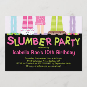 Invitations à la fête d'anniversaire de la fête de