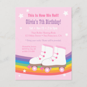 Invitations à la fête d'anniversaire des filles de