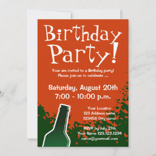 Invitations à la fête d'anniversaire  invitations 