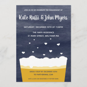 Invitations à la fête de la bière - Une fête brill