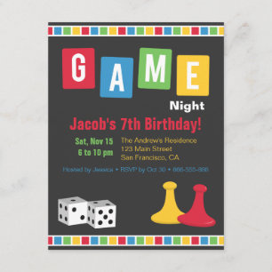 Invitations à la fête des Anniversaires de enfants
