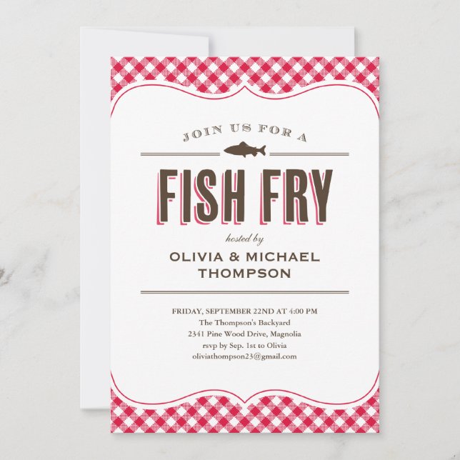 Invitations à la fête des poissons (Devant)
