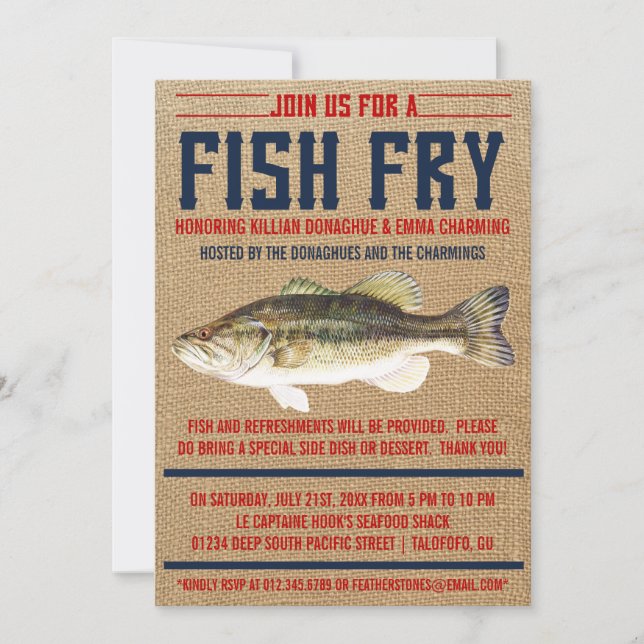 Invitations à la fête des poissons (Devant)