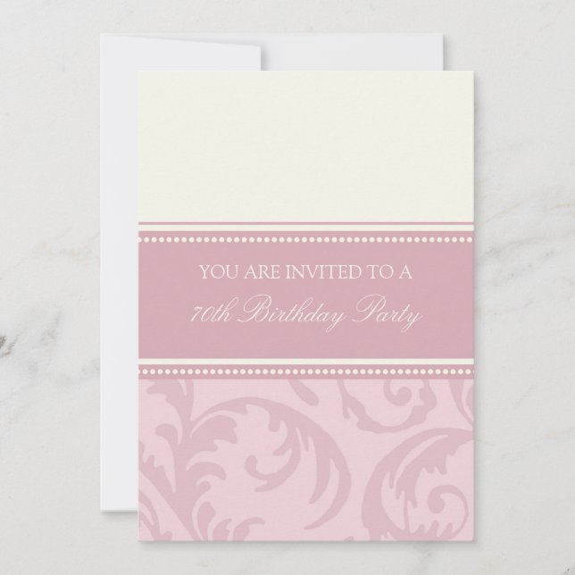 Invitations à la fête du 70e anniversaire de la fl (Devant)