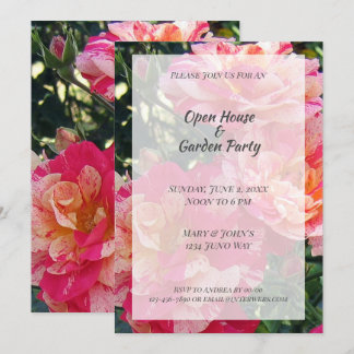 Invitations à la fête du Jardin Rose