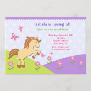 Invitations à la fête du Pony Horse