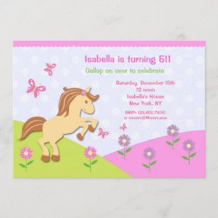 Invitations à la fête du Pony Horse