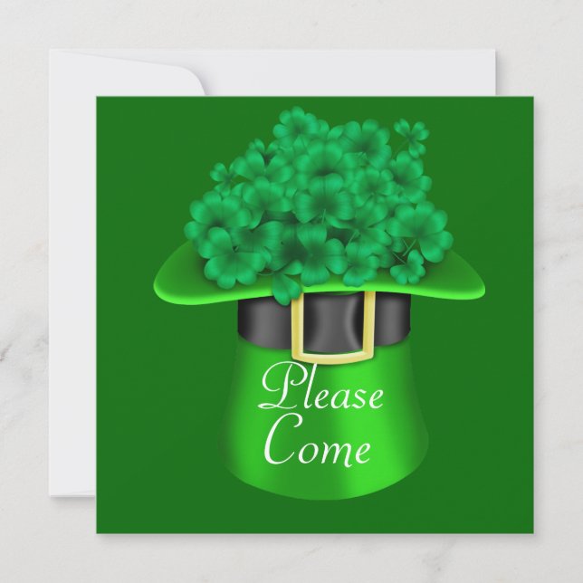 Invitations à la fête du Saint-Patricks (Devant)