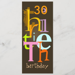 Invitations à la fête du trentième anniversaire