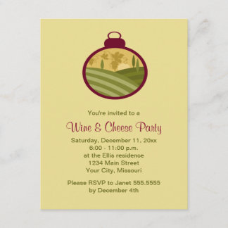 Invitations à la Fête du Vin et du Fromage