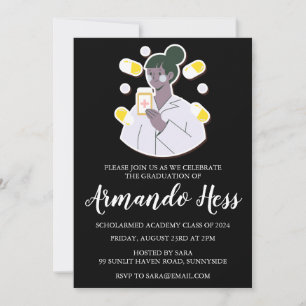 invitations à la remise de diplômes en pharmacie