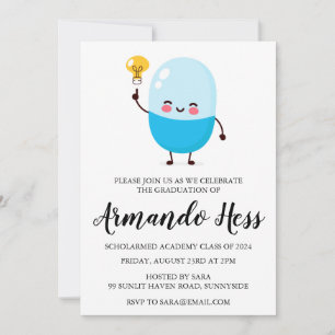 invitations à la remise de diplômes en pharmacie