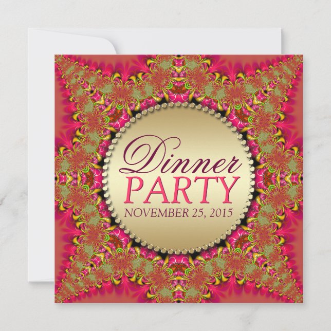 Invitations à la soirée dîners de la Lacy Eastern  (Devant)