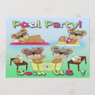 Invitations à la Teddy Bear Pool