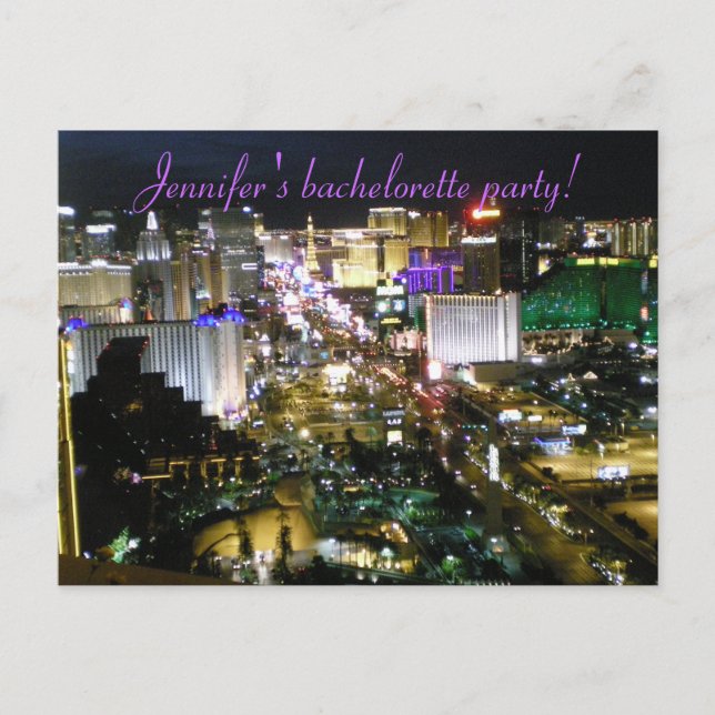 Invitations à Las Vegas Bachelorette (Devant)
