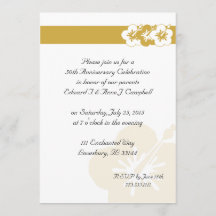 Invitations à Luau, 50e anniversaire