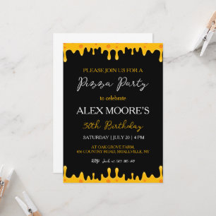 invitations à pizza italienne