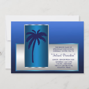 Invitations à Tropical Beach Prom