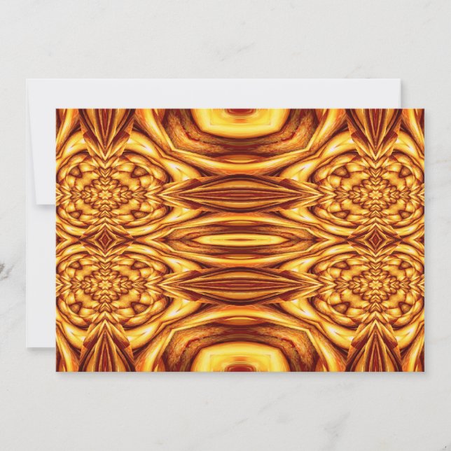 Invitations Abstraites orientales (Devant)