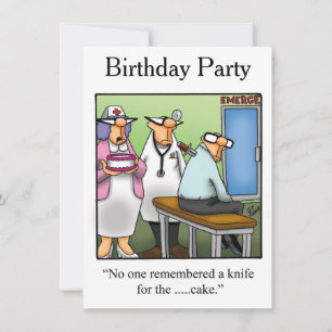 Invitations amusantes à la fête d'anniversaire