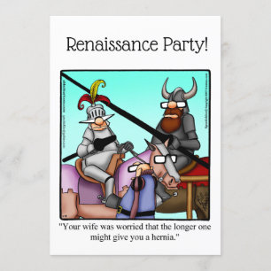 Invitations amusantes de la Renaissance