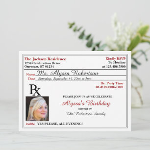 Invitations amusantes des parties d'ordonnance