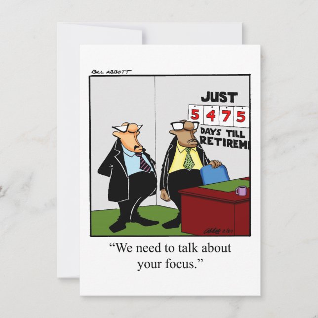 Invitations amusantes du parti de retraite (Devant)