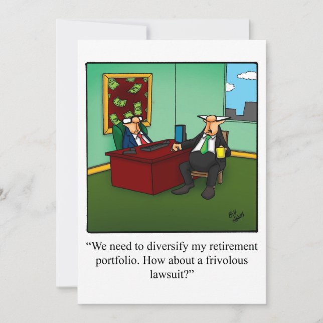 Invitations amusantes du parti de retraite (Devant)