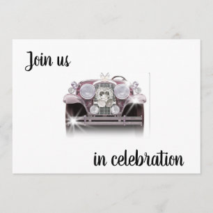 INVITATIONS ANCIENNES DE MARIAGE DE VOITURE