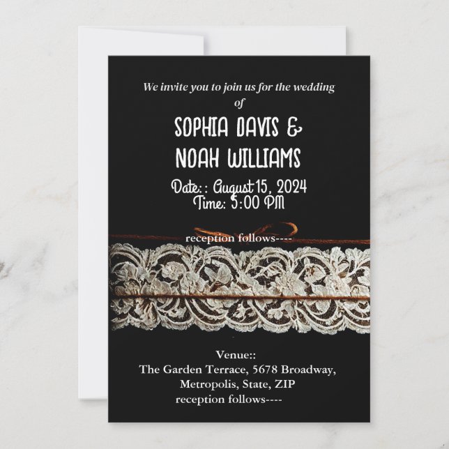 invitations and stationary (Front)