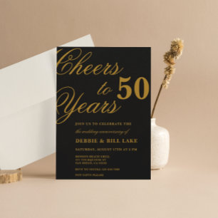 Invitations Anniversaires Cheers à 50 ans Invitati