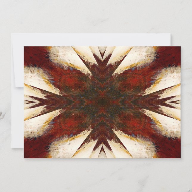 Invitations artistiques Abstraites (Devant)